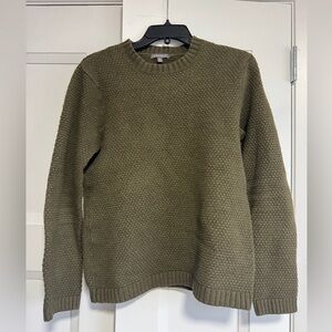 Toad&Co Men's 100% lambs wool Crewneck Sweater - Forest Green